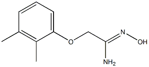 (1Z)-2-(2,3-dimethylphenoxy)-N'-hydroxyethanimidamide Struktur