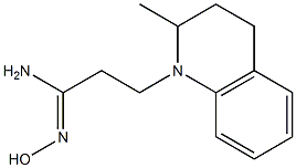 (1Z)-N'-hydroxy-3-(2-methyl-3,4-dihydroquinolin-1(2H)-yl)propanimidamide Structure