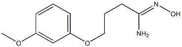 (1Z)-N'-hydroxy-4-(3-methoxyphenoxy)butanimidamide