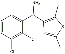 (2,3-dichlorophenyl)(2,5-dimethylthiophen-3-yl)methanamine Structure