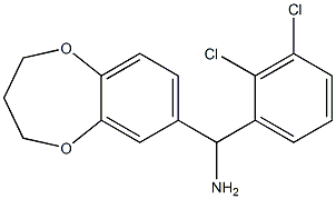 (2,3-dichlorophenyl)(3,4-dihydro-2H-1,5-benzodioxepin-7-yl)methanamine Structure