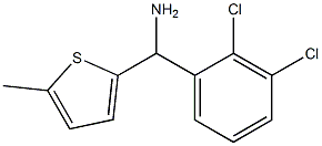 (2,3-dichlorophenyl)(5-methylthiophen-2-yl)methanamine Structure
