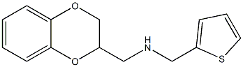 (2,3-dihydro-1,4-benzodioxin-2-ylmethyl)(thiophen-2-ylmethyl)amine