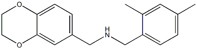 (2,3-dihydro-1,4-benzodioxin-6-ylmethyl)[(2,4-dimethylphenyl)methyl]amine