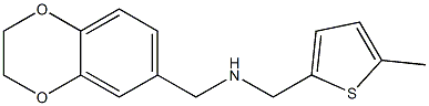 (2,3-dihydro-1,4-benzodioxin-6-ylmethyl)[(5-methylthiophen-2-yl)methyl]amine