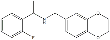 (2,3-dihydro-1,4-benzodioxin-6-ylmethyl)[1-(2-fluorophenyl)ethyl]amine