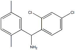 (2,4-dichlorophenyl)(2,5-dimethylphenyl)methanamine Structure