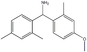 (2,4-dimethylphenyl)(4-methoxy-2-methylphenyl)methanamine