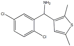 (2,5-dichlorophenyl)(2,5-dimethylthiophen-3-yl)methanamine Structure