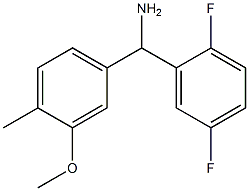 (2,5-difluorophenyl)(3-methoxy-4-methylphenyl)methanamine Structure