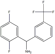 (2,5-difluorophenyl)[3-(trifluoromethyl)phenyl]methanamine Structure