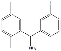 (2,5-dimethylphenyl)(3-iodophenyl)methanamine|