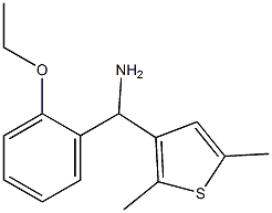 (2,5-dimethylthiophen-3-yl)(2-ethoxyphenyl)methanamine 化学構造式