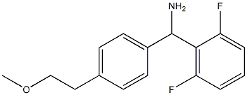  (2,6-difluorophenyl)[4-(2-methoxyethyl)phenyl]methanamine