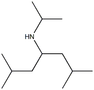 (2,6-dimethylheptan-4-yl)(propan-2-yl)amine,,结构式