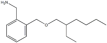 (2-{[(2-ethylhexyl)oxy]methyl}phenyl)methanamine Structure