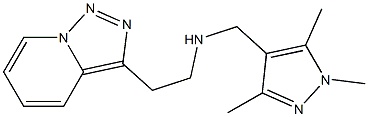 (2-{[1,2,4]triazolo[3,4-a]pyridin-3-yl}ethyl)[(1,3,5-trimethyl-1H-pyrazol-4-yl)methyl]amine