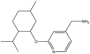 (2-{[5-methyl-2-(propan-2-yl)cyclohexyl]oxy}pyridin-4-yl)methanamine