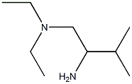 (2-amino-3-methylbutyl)diethylamine,,结构式