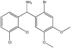 (2-bromo-4,5-dimethoxyphenyl)(2,3-dichlorophenyl)methanamine