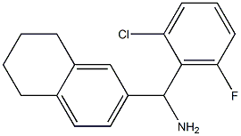 (2-chloro-6-fluorophenyl)(5,6,7,8-tetrahydronaphthalen-2-yl)methanamine|