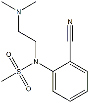 (2-cyanophenyl)-N-[2-(dimethylamino)ethyl]methanesulfonamide