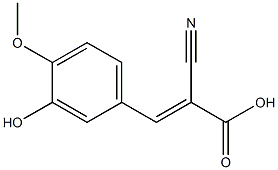 (2E)-2-cyano-3-(3-hydroxy-4-methoxyphenyl)acrylic acid