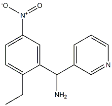 (2-ethyl-5-nitrophenyl)(pyridin-3-yl)methanamine