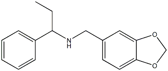 (2H-1,3-benzodioxol-5-ylmethyl)(1-phenylpropyl)amine