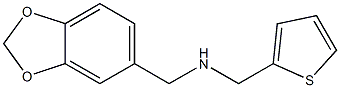 (2H-1,3-benzodioxol-5-ylmethyl)(thiophen-2-ylmethyl)amine|