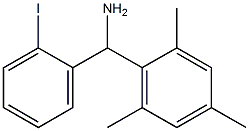 (2-iodophenyl)(2,4,6-trimethylphenyl)methanamine Struktur
