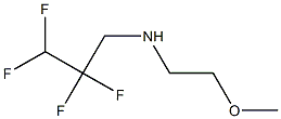 (2-methoxyethyl)(2,2,3,3-tetrafluoropropyl)amine 结构式