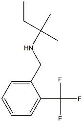 (2-methylbutan-2-yl)({[2-(trifluoromethyl)phenyl]methyl})amine Structure