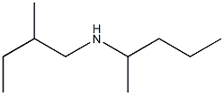 (2-methylbutyl)(pentan-2-yl)amine,,结构式