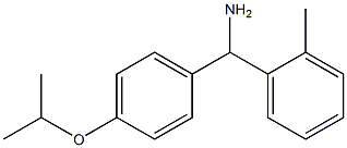 (2-methylphenyl)[4-(propan-2-yloxy)phenyl]methanamine,,结构式