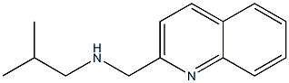 (2-methylpropyl)(quinolin-2-ylmethyl)amine,,结构式