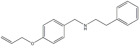 (2-phenylethyl)({[4-(prop-2-en-1-yloxy)phenyl]methyl})amine|