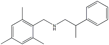 (2-phenylpropyl)[(2,4,6-trimethylphenyl)methyl]amine Struktur