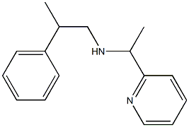 (2-phenylpropyl)[1-(pyridin-2-yl)ethyl]amine 结构式