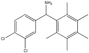 (3,4-dichlorophenyl)(2,3,4,5,6-pentamethylphenyl)methanamine|