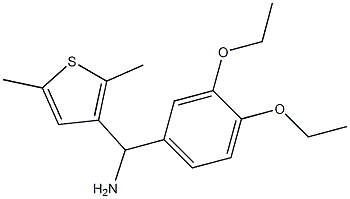 (3,4-diethoxyphenyl)(2,5-dimethylthiophen-3-yl)methanamine