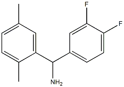 (3,4-difluorophenyl)(2,5-dimethylphenyl)methanamine