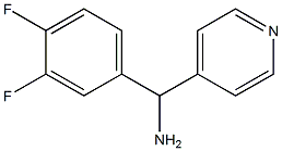 (3,4-difluorophenyl)(pyridin-4-yl)methanamine|