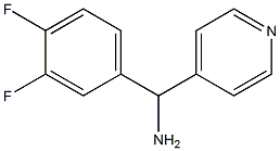  (3,4-difluorophenyl)(pyridin-4-yl)methanamine