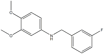 (3,4-dimethoxyphenyl)(3-fluorophenyl)methylamine Structure