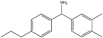 (3,4-dimethylphenyl)(4-propylphenyl)methanamine|