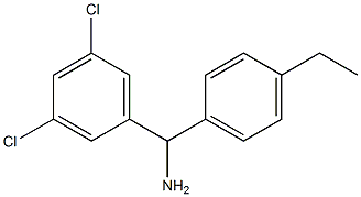 (3,5-dichlorophenyl)(4-ethylphenyl)methanamine