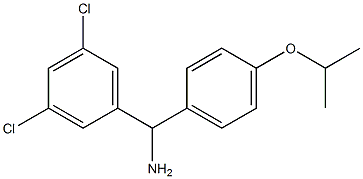 (3,5-dichlorophenyl)[4-(propan-2-yloxy)phenyl]methanamine Structure