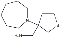 (3-azepan-1-yltetrahydrothien-3-yl)methylamine 结构式