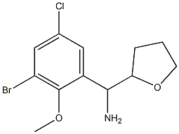 (3-bromo-5-chloro-2-methoxyphenyl)(oxolan-2-yl)methanamine